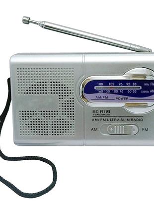 Радіоприймач Indin BC-R119 - FMAM, мініатюрне радіо на батарейках