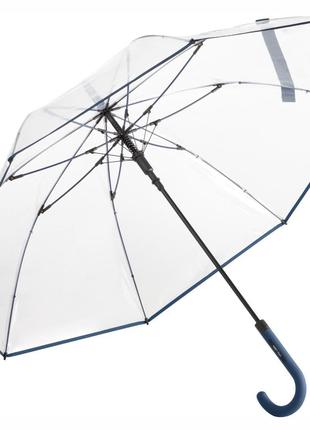 Зонт трость Fare 7112 прозрачный/синий