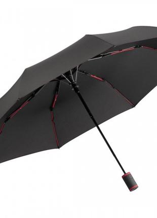 Зонт-мини Fare 5583 антрацит/красный