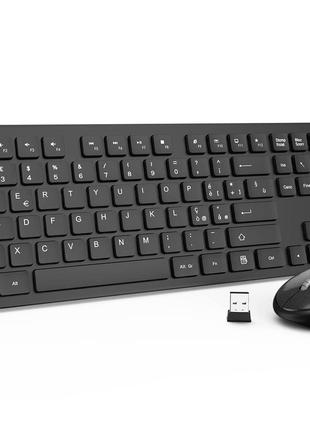 Беспроводная клавиатура и мышь TedGem для ПК USB 2.4G