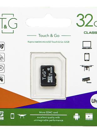 Карта памяти T&G; MicroSDHC UHS-I Class 10 (TG-32GBSD10U1-00) ...