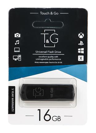 Флеш-накопитель 16 GB T&G; 011 Black для хранения и передачи и...