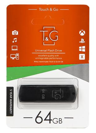 Флеш-накопитель 64 GB T&G; 011 Black Classic Series (TG011-64G...