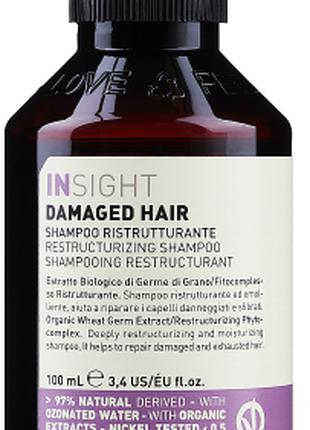 Шампунь відновлюючий для пошкодженого волосся Insight Restruct...
