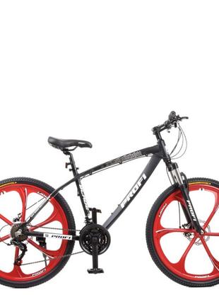 Спортивний велосипед 26 дюймів T26BLADE 26.1W, чорно-червоний