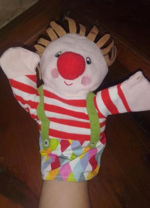 Іграшка на руку перчатка, ляльковий театр клоун 🤡