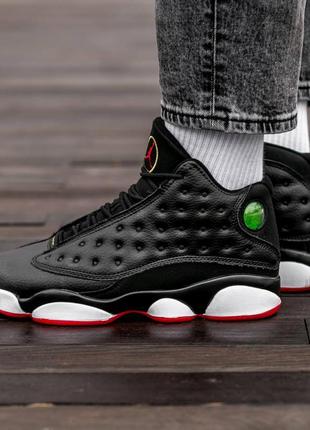 👟nike air jordan 13 (чёрные)