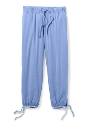 Комфортные удобные пижамные штаны капри бриджи для дома и сна ...