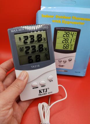 Термометр із виносним датчиком температури — Метеостанція, Гіг...
