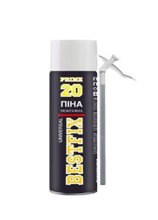 Піна монтажна професійна ручна під трубку 300ml BESTFIX 20