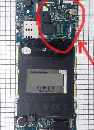 Плата Ulefone S7 неисправная!!!