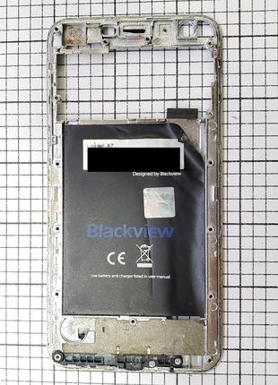 Корпус Blackview A7 (рамка дисплея) для телефона Б/У Original