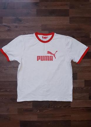 Женская футболка puma с большим лого