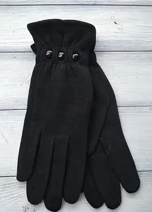 Женские стрейчевые перчатки Черные 8720s3