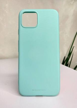 Матовый чехол Goospery Google pixel 4 XL мятный тонкий силикон...