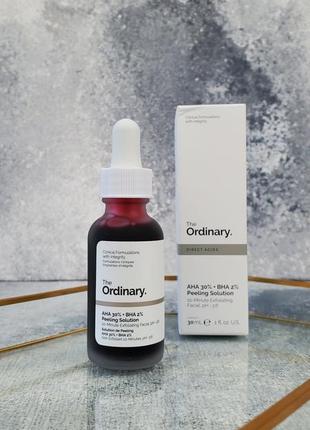 Кислотний пілінг для обличчя the ordinary aha 30% + bha 2% pee...