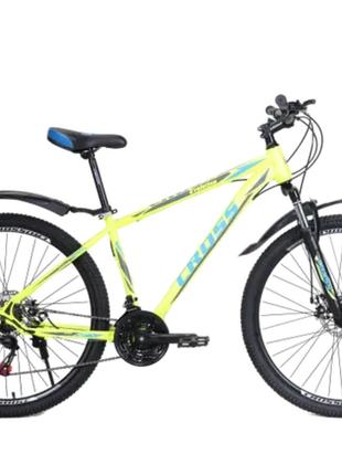 Велосипед Cross 27,5" Evolution Рама-17" neon yellow