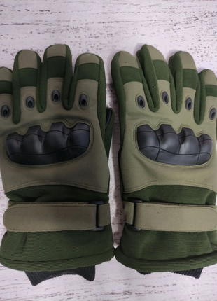 Тактические перчатки Oakley зимние утепленные с мехом XL
