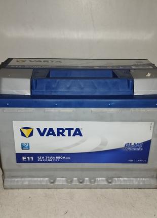 Аккумулятор Varta BD(E11) 74Ah 680A (Правый+ Евро)