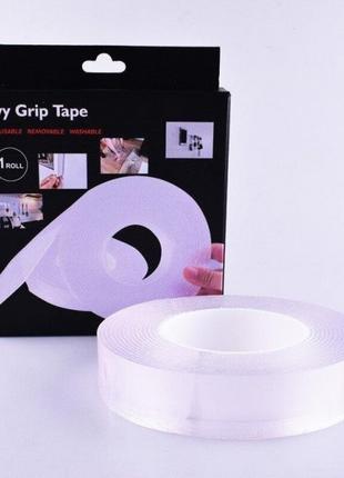 Многоразовая крепежная клейкая лента Ivy Grip Tape двустороння...