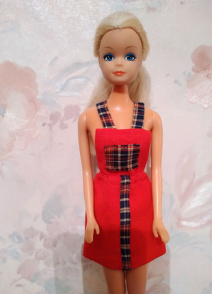 Одяг для ляльки Барбі - спідниця з нагрудником.