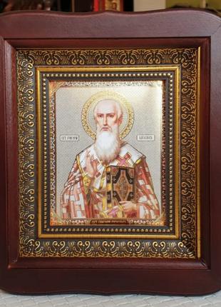 Святитель Григорий Богослов икона 20х18см