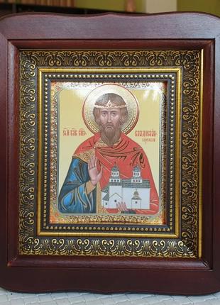 Владислав Сербский князь икона 20х18см