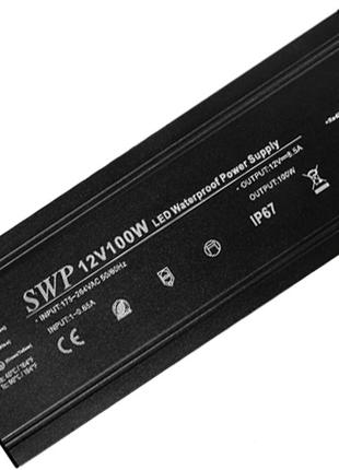 Блок питания 100Вт 12В IP67 SWP-F12-100W