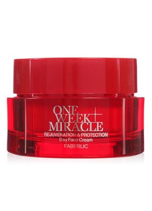 Денний крем для обличчя «омолодження та захист» spf 15 one wee...