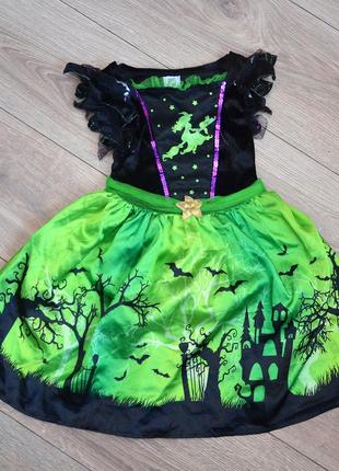 Платье на хелоуин ведьмочки