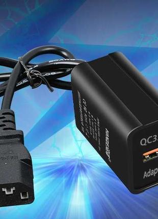 Универсальная USB QC 3 зарядка от АКБ 35 - 150 вольт. Электров...