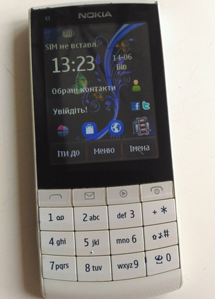 Телефон NokiaX3-02.5