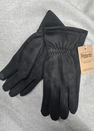 Перчатки мужские демисезонные осень зима, мужские перчатки чёрные