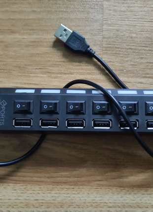 USB 2.0 Hub, 7 Port