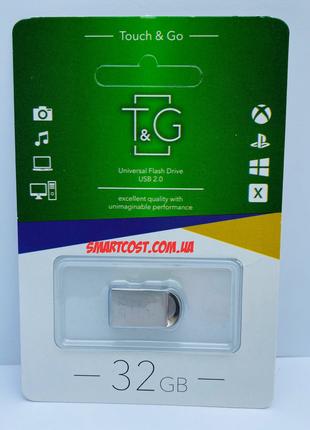 Флешка 32GB металлическая мини USB флеш накопитель 32GB T&G; 1...