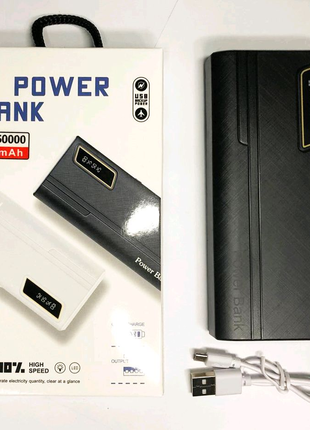 Мобильная зарядка Mobile Power Bank 50000 mAh. Цвет: черный