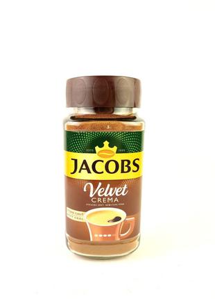 Кофе растворимый Jacobs Velvet Crema 200 г