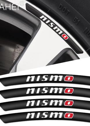 Наклейка Nismo на диски (чёрный), Nissan