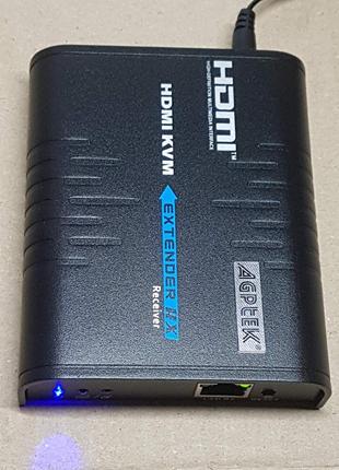 Удлинитель HDMI по LAN до 120 метров Lenkeng LKV373KVM - 1шт.