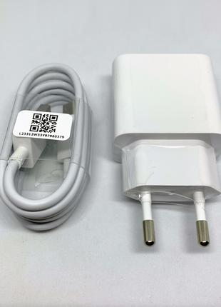 Зарядний пристрій Xiaomi Mi Adaptor EU White (MDY-09-EW) + кабель