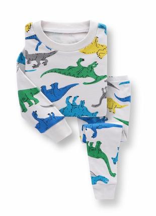 Дитяча піжама на хлопчика арт. 703 сірі динозаври