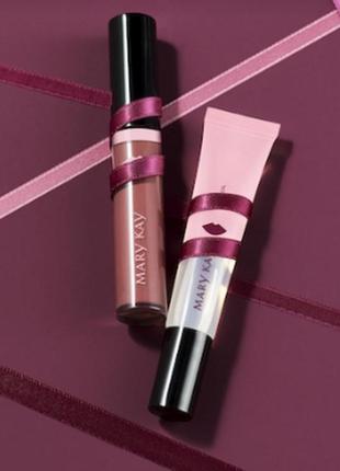 Набір для губ «кориця матовість і сяйво mary kay матова пом...