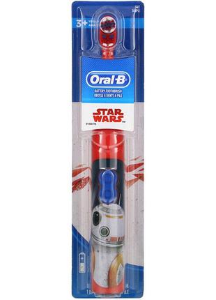 Электрическая детская зубная щетка на батарейках "Oral-B" Star...
