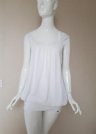 Легка біла блуза туніка від преміум бренду ted baker