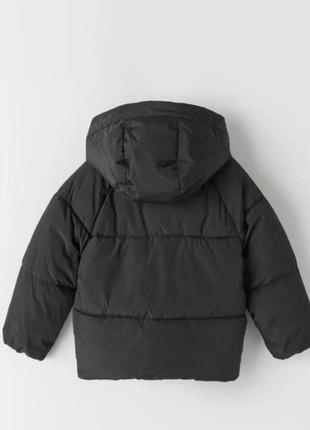 Zara пуховик куртка парка 2-3р.(98см) пух/перо