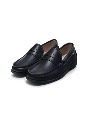 Туфлі для хлопчиків oxford, чорні, розмір 28 (88661)