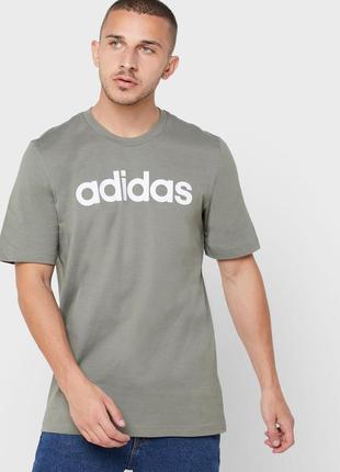 Футболка adidas essentials embroidered linear logo