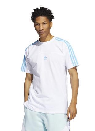 Футболка adidas blocked 3-stripes tee