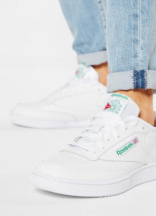 Класичні вінтажні кеди reebok club c 85