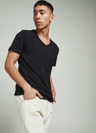 Базова футболка jack&jones v-neck